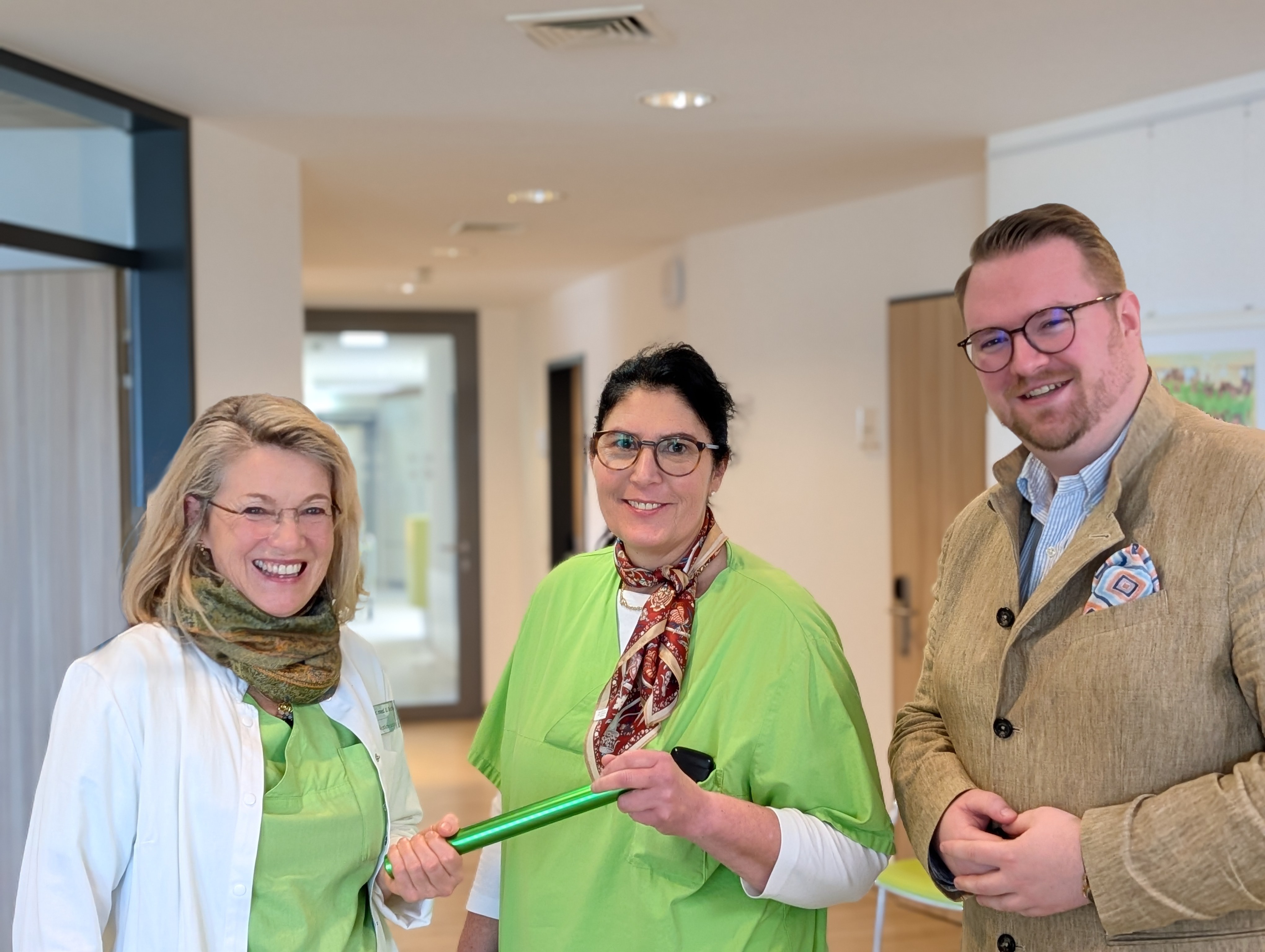 Staffelstab-Übergabe im KfH-Nierenzentrum Dillingen